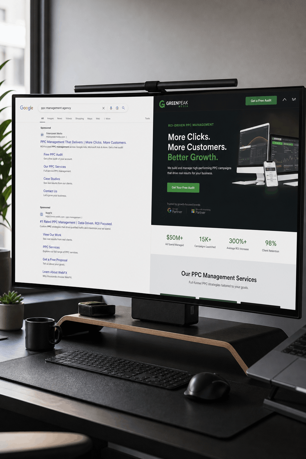 Paid ad creative design